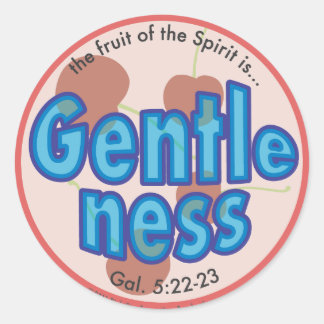 Gentleness Fruit of the Spirit Spot Sticker