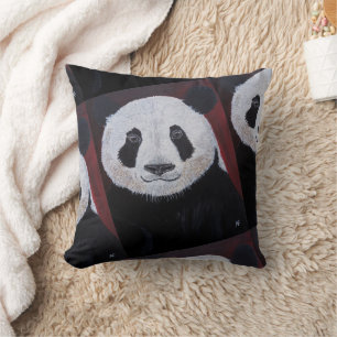 Gentlest of Giants Painting by Alfred Fox Cushion