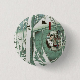 Gentoku Visiting Komei In the Snow (3:3) 3 Cm Round Badge