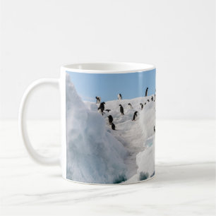 Gentoo Penguin Antarctica Iceberg Playtime Coffee Mug