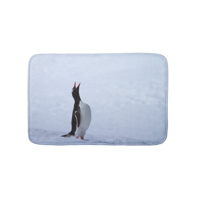 Gentoo penguin bath mat (Front)