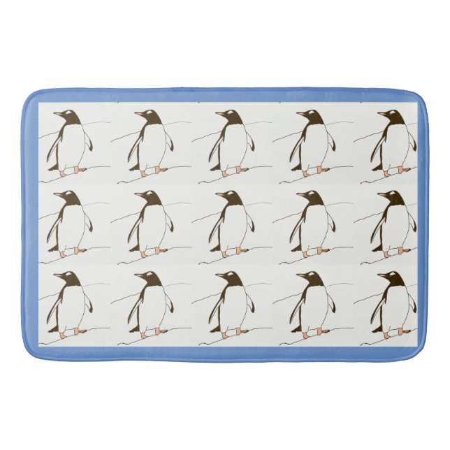 Gentoo Penguin Bathmat (Front)