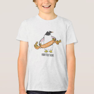 Gentoo penguin Japanese writing Kanji Tri-Blend Shirt