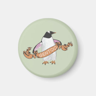 Gentoo penguin magnet