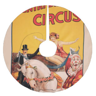 Gentry Bros. Circus Brushed Polyester Tree Skirt