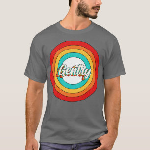 Gentry Name Shirt Vintage Gentry Circle