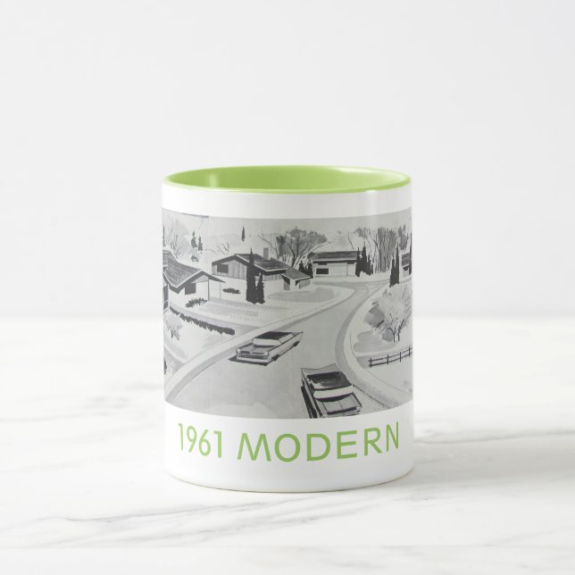 Genuine 1961 Modernist Residential Mug (Center)