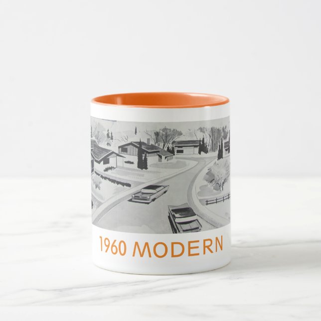 Genuine 60's Modernist Residential Mug (Center)