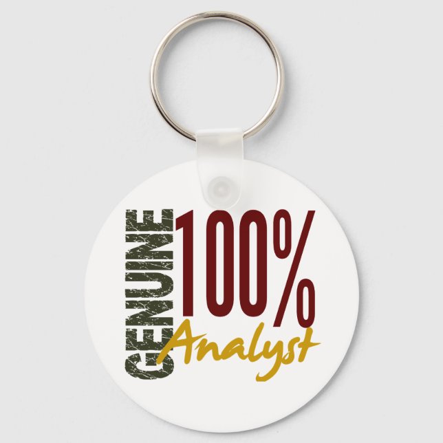Genuine Analyst Key Ring (Front)