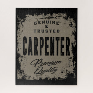 Genuine and Trusted Carpenter Jigsaw Puzzle