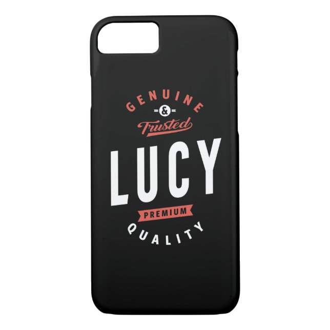 Genuine and Trusted Lucy Case-Mate iPhone Case (Back)