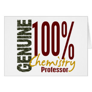 Genuine Chemistry Professor