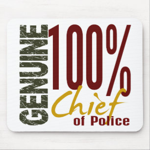 Genuine Chief Of Police Mouse Mat