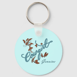 Genuine Cowgirl Key Ring