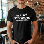 Genuine Curmudgeon Just A Mood It's A Lifestyle T-Shirt<br><div class="desc">Funny Genuine Curmudgeon Not Just A Mood Its A Lifestyle design for those who embrace being cranky and being curmudgeon. That's make sarcastic gifts for father's day, mother's day, grandpa, grandma for birthday, christmas party.</div>