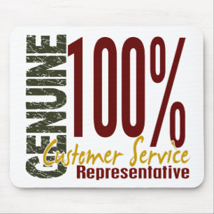 Genuine Customer Service Representative Mouse Mat