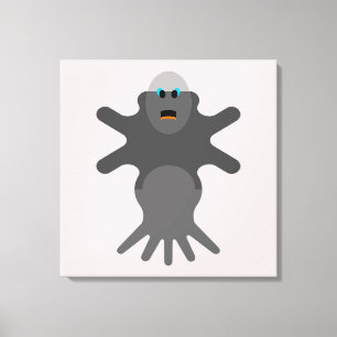 Genuine Gallery Portrait of Fred-Schwörtz Clupkitz Canvas Print