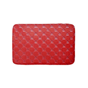 Genuine Leather Upholstery: Versatile Decor Bath Mat