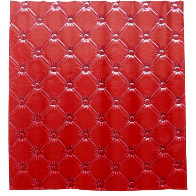 Genuine Leather Upholstery: Versatile Decor Shower Curtain (Front)