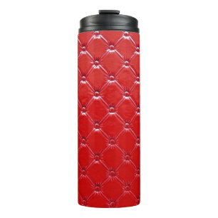 Genuine Leather Upholstery: Versatile Decor Thermal Tumbler