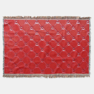 Genuine Leather Upholstery: Versatile Decor Throw Blanket