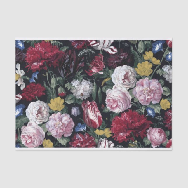 Genuine (not AI) Vintage Butterfly Chart Tissue Paper (Front)