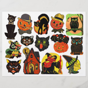 Genuine (not AI) Vintage Halloween Illustrations