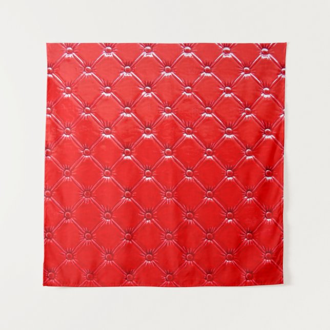 Genuine red leather upholstery. tapestry (Front)