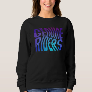Genuine Riders Motorcycle Motorbike Automobile Mot Sweatshirt