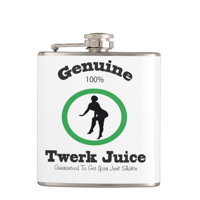 Genuine Twerk Juice Hip Flask (Front)