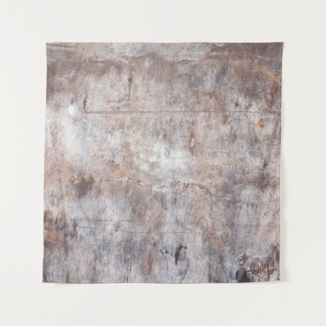 Genuine vintage washouts on the wooden surfaceaged tapestry (Front)