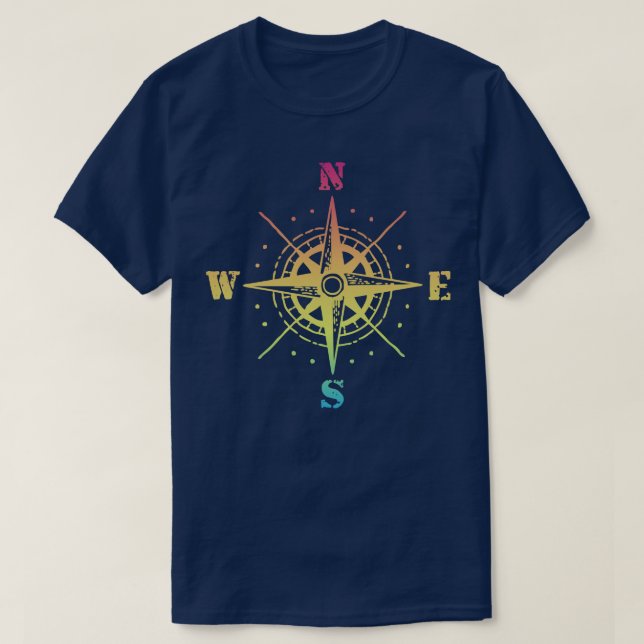 Genuine Vivid Compass Streetwear T-Shirt (Design Front)
