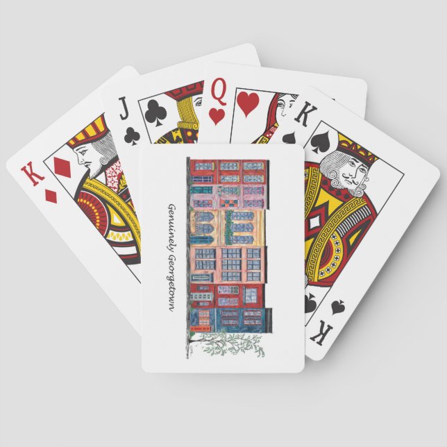 Genuinely Georgetown Playing Cards (Back)