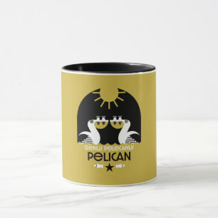 Genus Pelecanus Bird Art Mug