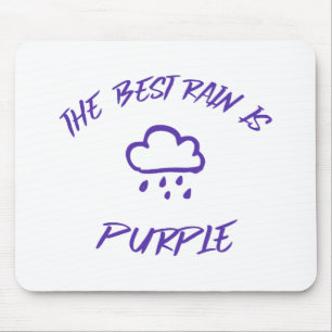 GenX The Best Rain is Purple Mouse Mat