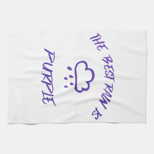 GenX The Best Rain is Purple Tea Towel