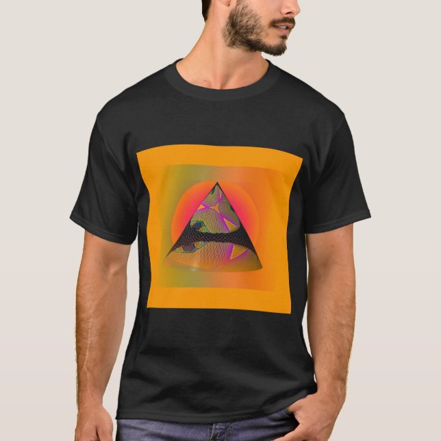 Geo Abstract Pyramid T-Shirt (Front)