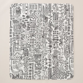 Geo design abstract pattern. sherpa blanket