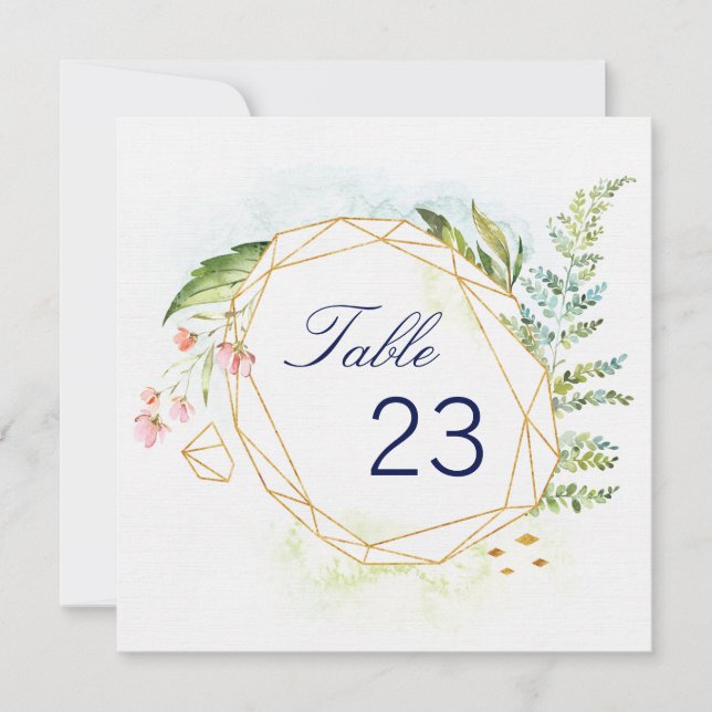 Geo Envy Table Numbers (Front)