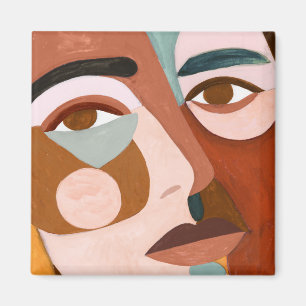 Geo Face Upclose Magnet