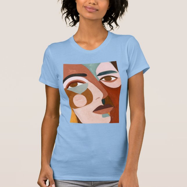 Geo Face Upclose T-Shirt (Front)