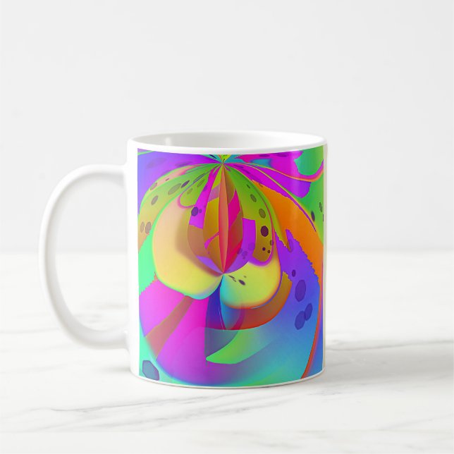 Geo Fruit Coffee Mug (Left)