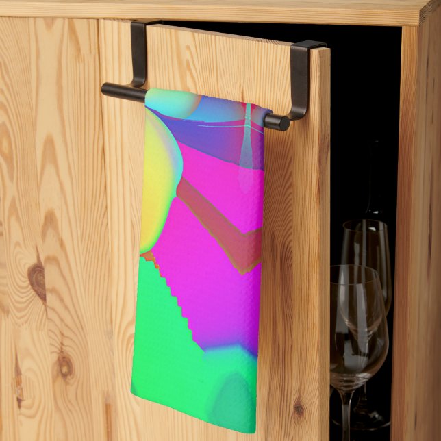 Geo Fruit Tea Towel (Thirds Fold)