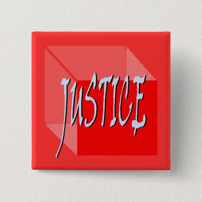 Geo Justice Square Button (Front)