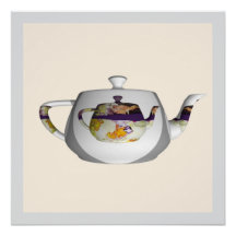 Geo Pattern Double Teapot 
