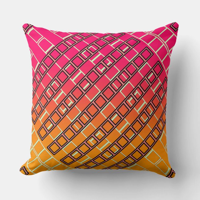 Geo Repeat Colours  Cushion (Front)