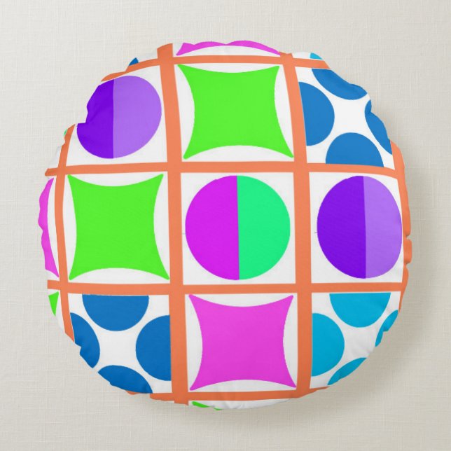 Geo Round Cushion (Front)