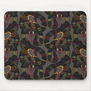 geo snakes lead mouse mat