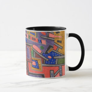 Geo Tech, Abstract Art Mug