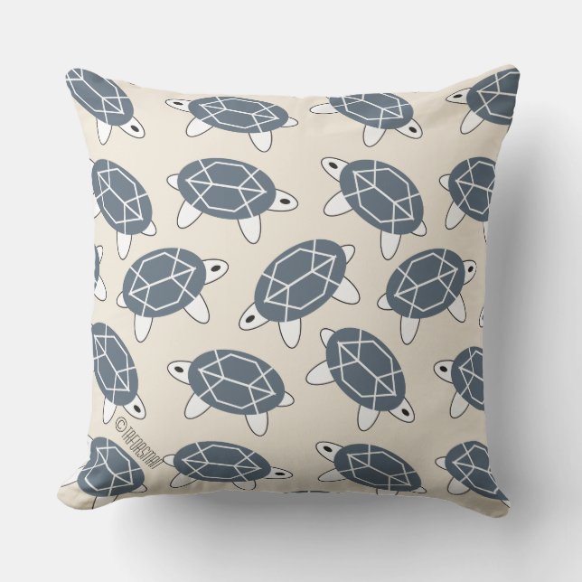 Geo turtles cushion (Front)